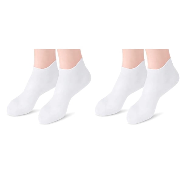 Soidarity Calcetines de gel de silicona Calcetines de protección para los pies Protector para el cuidado de los pies Blanco M Type1