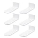 thumbnail image 1 of Estantes flotantes para zapatos, paquete de 6, estantes de exhibición de zapatos de acrílico blanco montados en la pared, para exhibir zapatos y zapatillas coleccionables, 1 of 6
