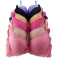 thumbnail image 1 of Iheyi 6 Pieces Various Style Plain Basic Everyday Wear Full Cup Bra A-DDD (40DD), 1 of 3