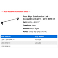 thumbnail image 2 of Front Right Stabilizer Bar Link - Compatible with 2015 - 2018 BMW X4 2016 2017, 2 of 2