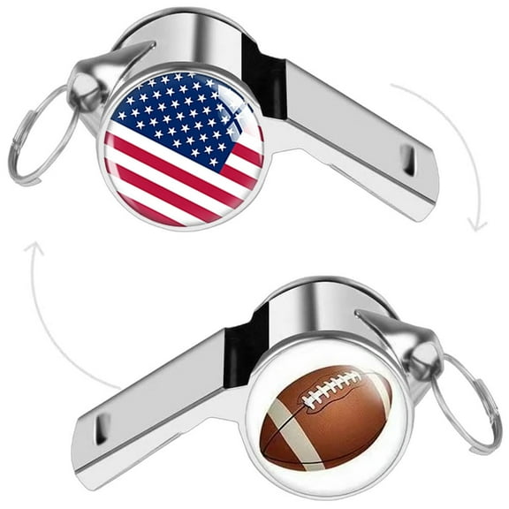 Whistle for Coaches, Sports Whistles with Adjustment Lanyard, Outdoor Stainless Steel Whistle Emergency, Thank You Gifts for Teacher Coach