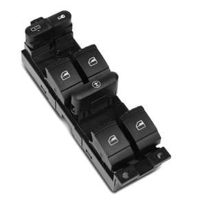 DNA Motoring WSW-063 For 1999-2015 VW Golf Jetta Bora Clasico GLI PASSAT 4Dr OE Style Driver Side Master Power Window Control Switch 00 01 02 03 04