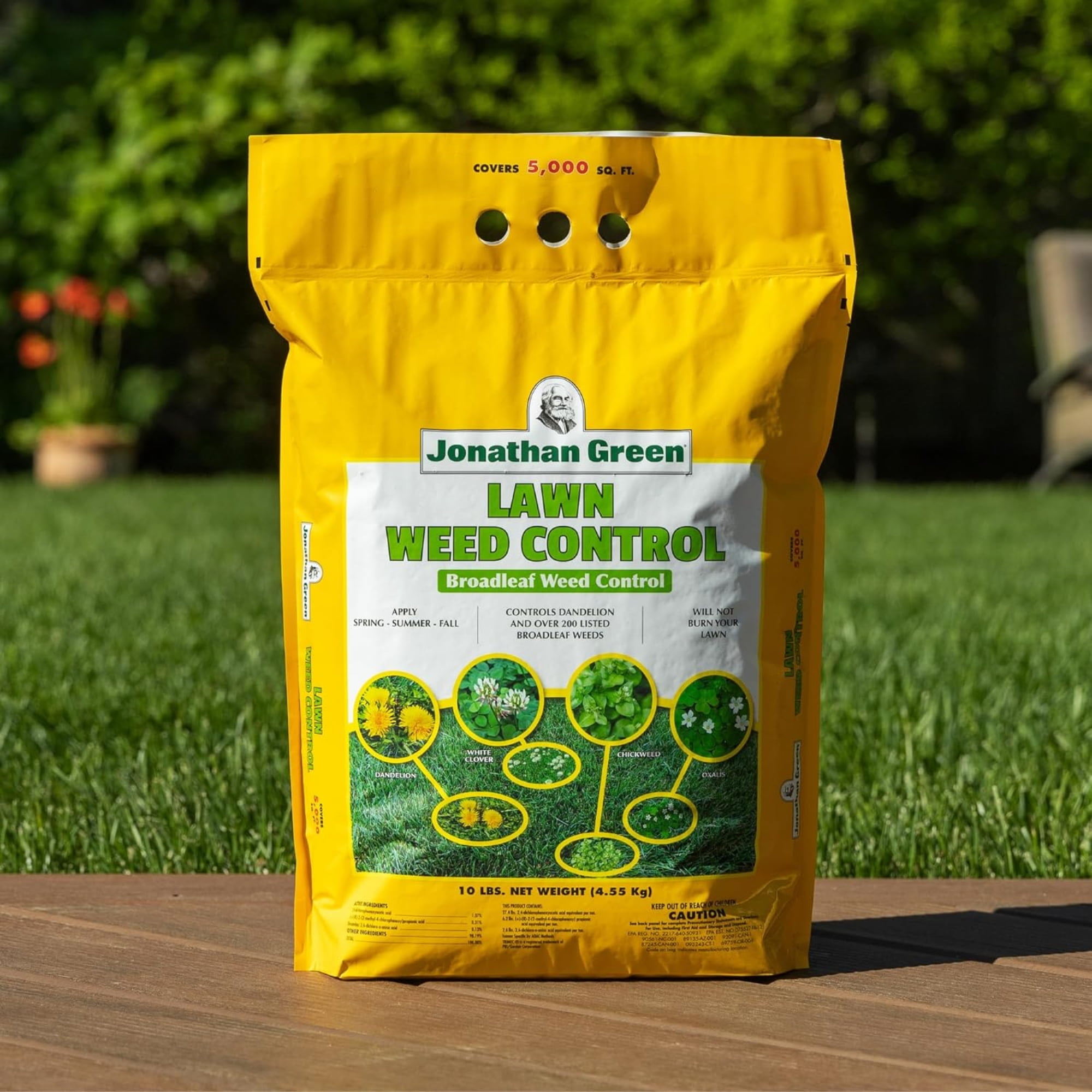 Jonathan Green Weed Control Lawn Weed Killer Granules - 5,000 Sq Ft, 10 lb