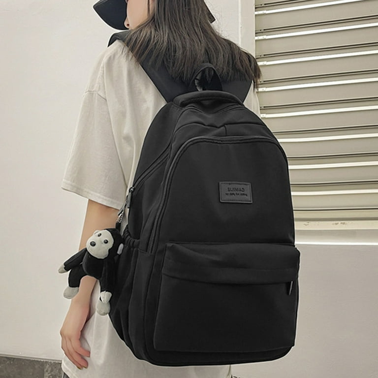 Cute black bookbags sales