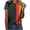 Multicolor, variant on Otvok Tee for Women Short Sleeve Tops Casual Loose Colorful Print Summer Ladies Multicolor T-Shirts