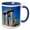 Blue/White, variant on 3drose, Greece, Corinth. Ruins of Temple of Apollo., 11oz Mug