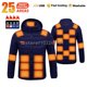 thumbnail image 3 of Nueva chaqueta calefactable 21, abrigo de moda para hombre y mujer, ropa con calefacción eléctrica inteligente, ropa térmica abrigada, chaqueta de caza calefactable para invierno, 3 of 5