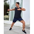 thumbnail image 5 of COOFANDY Men' Gym Shorts 5 Inch Athletic Workout Shorts Lightweight Casual Short with Zipper Pockets, 5 of 6