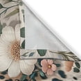 thumbnail image 3 of Ambesonne Leopard Print Kitchen Curtains, Wild Springtime Bloom, 55"x30", Blush Pale Brown Blue, 3 of 3