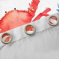 thumbnail image 4 of Homewish Red Crab Teen Curtains Pack of 2 (42x84 Each), Cartoon Ocean Coral Curtains Blackout, Kawaii Starfish Animal Bedroom Curtains, Blackout Curtains Bedroom Decor, 4 of 6