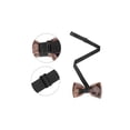 thumbnail image 2 of INSPIRAR CHIC Corbatas de Moño de Terciopelo Ajustables Pre-atadas para Prom, Boda, Tuxedo Talla Única Gradiente Marrón, 2 of 4
