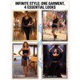 thumbnail image 6 of FEOYA Women Hip Scarf Belly Dance Sequin Long Tassel Tie Waist Wrap Skirt for Latin Samba Rave Carnival Zumba, 6 of 7