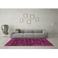 thumbnail image 3 of Ahgly Company Indoor Rectangle Abstract Purple Modern Area Rugs, 5' x 7', 3 of 4
