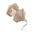 thumbnail image 4 of Wooden Bird Feeder for Outdoors Hanging Pastoral Style Bird House Weatherproof, 4 of 8