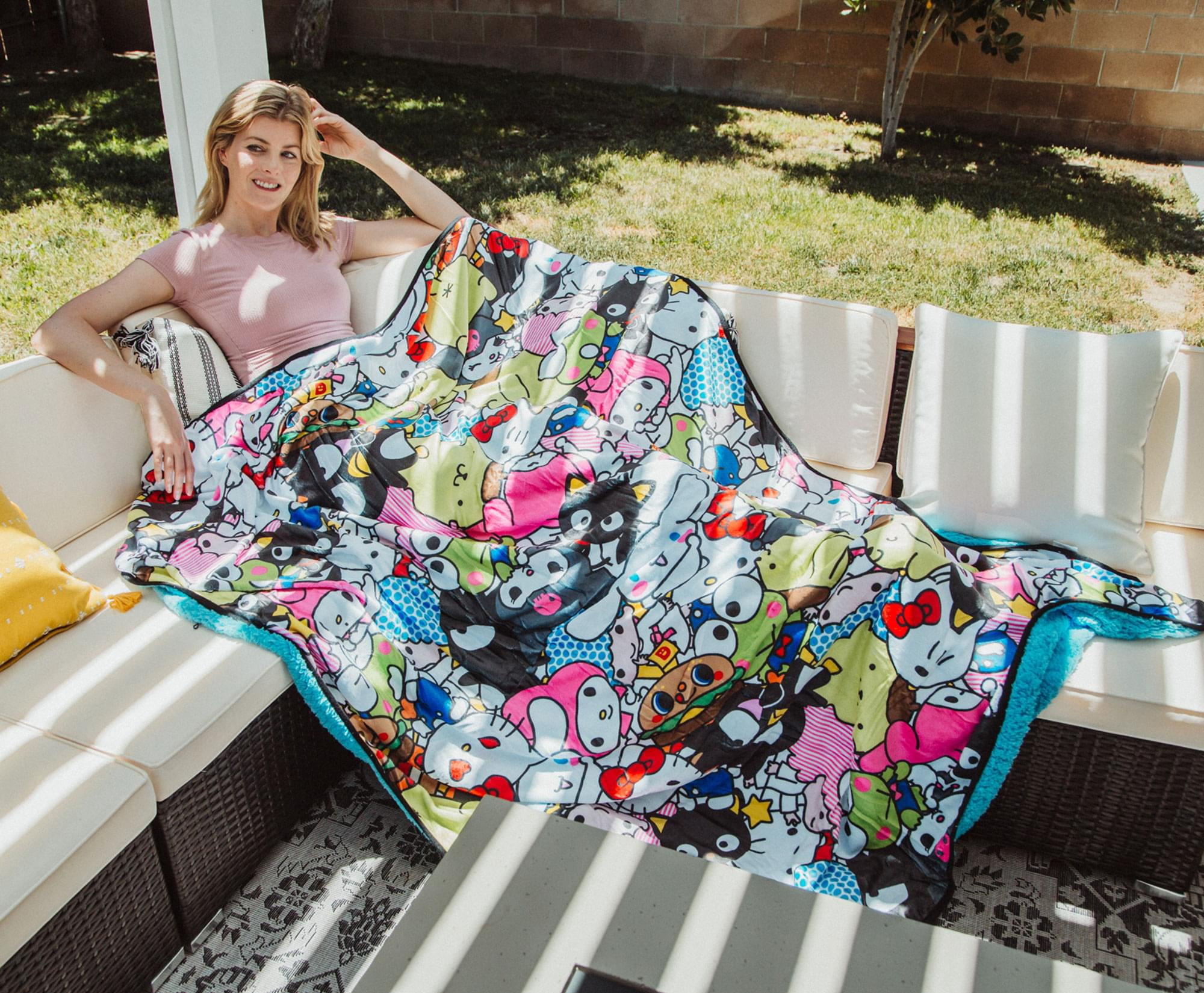 Sanrio Hello Kitty And Friends Fleece Throw Blanket | 54 x 72 Inches