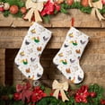 thumbnail image 6 of Lsque 18 Inches Funny Chicken Pattern Christmas Stockings Hanging Ornaments,Knitted Xmas Fireplace Hanging Stocking,Holiday Decoration, 6 of 8