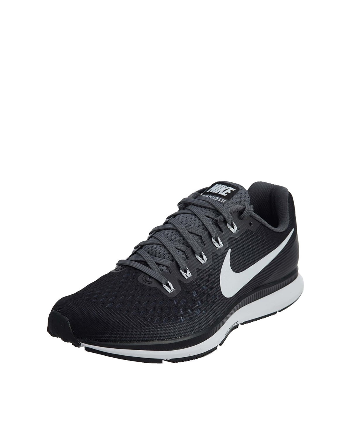 NIKE Zoom Pegasus 34 Mens Running Shoes nk887009 001 (Black/Dark Grey/ Anthracite/White, 8 D(M) US)