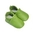 thumbnail image 4 of Luogg Crawling Shoes Baby First Walking Shoes Girls Boys Slippers Crawling Shoes Baby Shoes Soft Leather With Suede Soles Leather Shoes Toddler 0 2 Years Size 12-18 Months Green, 4 of 4