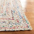 thumbnail image 4 of Safavieh Tressé Collection BRD210B Fait à la Main Boho Réversible Coton Coureur, 2'3" x 18', Ivoire / Multi, 4 of 5