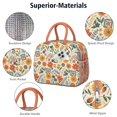 thumbnail image 4 of Obrewu Pioneer Flower Lunch Bag for Adult, Insulated, Leakproof, Oxford Cloth, 4 of 7
