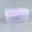Purple, variant on 1 Pcs Plastic Storage Box, Two-Layer Clear Plastic Storage Box with Handle, Craft Tool Box, 2 Layer Tackle Box for Women, Organizer Box for Sewing Art and Cosmetic