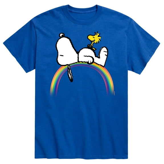 Peanuts - Men's Snoopy Chill Vibes Just Hanging Short Sleeve Graphic T-Shirts