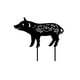 thumbnail image 2 of Animal Silueta Estaca Cerdo Jardín Decoración Negro Cerdo Silueta Para Césped Camino Acera3 Unids/Set Yuarrent HA035027-00, 2 of 6