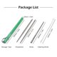 thumbnail image 1 of Lixada Camping Cutlery Set Titanium Chopsticks Drinking Straw Cleaning Brush with Aluminum Storage Tube Case for Outdoor Traveling, 1 of 5