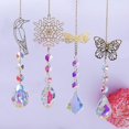 thumbnail image 1 of Colgante de cristal para atrapasoles, carillón de viento, prismas de cristal, colgantes, bola de cristal, prisma, fabricante de arcoíris para decoración del hogar, oficina y jardín, 1 of 5
