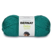 Bernat Acrylic Satin Sparkle Yarn, Emerald Sparkle, 2.8oz(80g), Medium, Acrylic