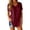 Red, variant on Gunia Womens Tshirts Summer Short Sleeve Loose Fit Solid Color Top Tunic Tee Blouse Casual Plus Size Womens T Shirt White 3Xl