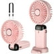 thumbnail image 1 of Handheld Fan, USB Rechargeable Portable Mini Fan, 5 Speed Small Pocket Fan with Base, 3000mAh Battery Foldable Desk Fan for Office, Outdoor, 1 of 4