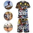 thumbnail image 4 of Kids The Cuphead Show Short Sleeve T-Shirt And Shorts Outfit Set Athletic Mesh Shorts Set for Boys, 4 of 7