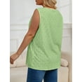 thumbnail image 4 of Oryer Womens Plus Size Tank Tops Loose Fit Tunic Blouses Sleeveless Tops, 4 of 6