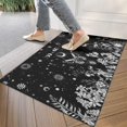 thumbnail image 4 of Black Gothic Sun Moon Flower Pattern Door Rugs,Washable Non Slip Door Mats Indoor,Decorative Door Mats,Entry Mat Indoor for Entrance,Bedroom,Kitchen,Bathroom,17"x30", 4 of 6