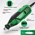thumbnail image 3 of SHAWTY Mini Taladro Mototool Esmeril Con Accesorios 210 piezas, Herramientas Rotativas Profesionales, 36000RPM, 180W, 5 Velocidad Regulable, para Esmerilar, Pulir, Cortar, Dar Forma, Taladrar, 3 of 6