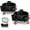 Black2, variant on 2Pcs 11 Inch Bucket Dolly, Removable Rolling Bucket Dolly, 5 Gallon Car, with 5 Heavy Duty Wheel Casters, 360°Rolling, Connectable, Locking, for Car Wash & Auto Detailing,Bearing 300lb,