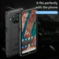 thumbnail image 5 of TJS Phone Case for Nokia X100 5G, Heavy Duty Rugged Shield Impact Resistant Protective Cover (Black), 5 of 7