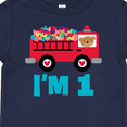 thumbnail image 4 of Inktastic 1st Birthday Fire Truck Boys or Girls Baby T-Shirt, 4 of 5