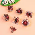 thumbnail image 3 of cusdie 7-Die DND Dice, Polyhedral Dice Set Filled with Skull for Role Playing Game Dungeons and Dragons D&D Dice MTG Pathfinder, 3 of 5