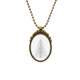 thumbnail image 1 of Arbol de navidad origami blanco resumen Collar Colgante Vintage de bronce antiguo de joyeria de lujo de regalo Unbranded M, 1 of 3