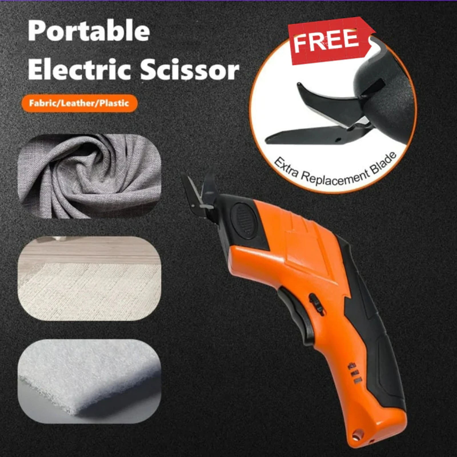 KQJQS Electric Scissors For Fabric Cutting,for Tailoring, Electric Scissors For Clothing, Fast Fabric Cutting Machine, Multifunctional Cutting Machine