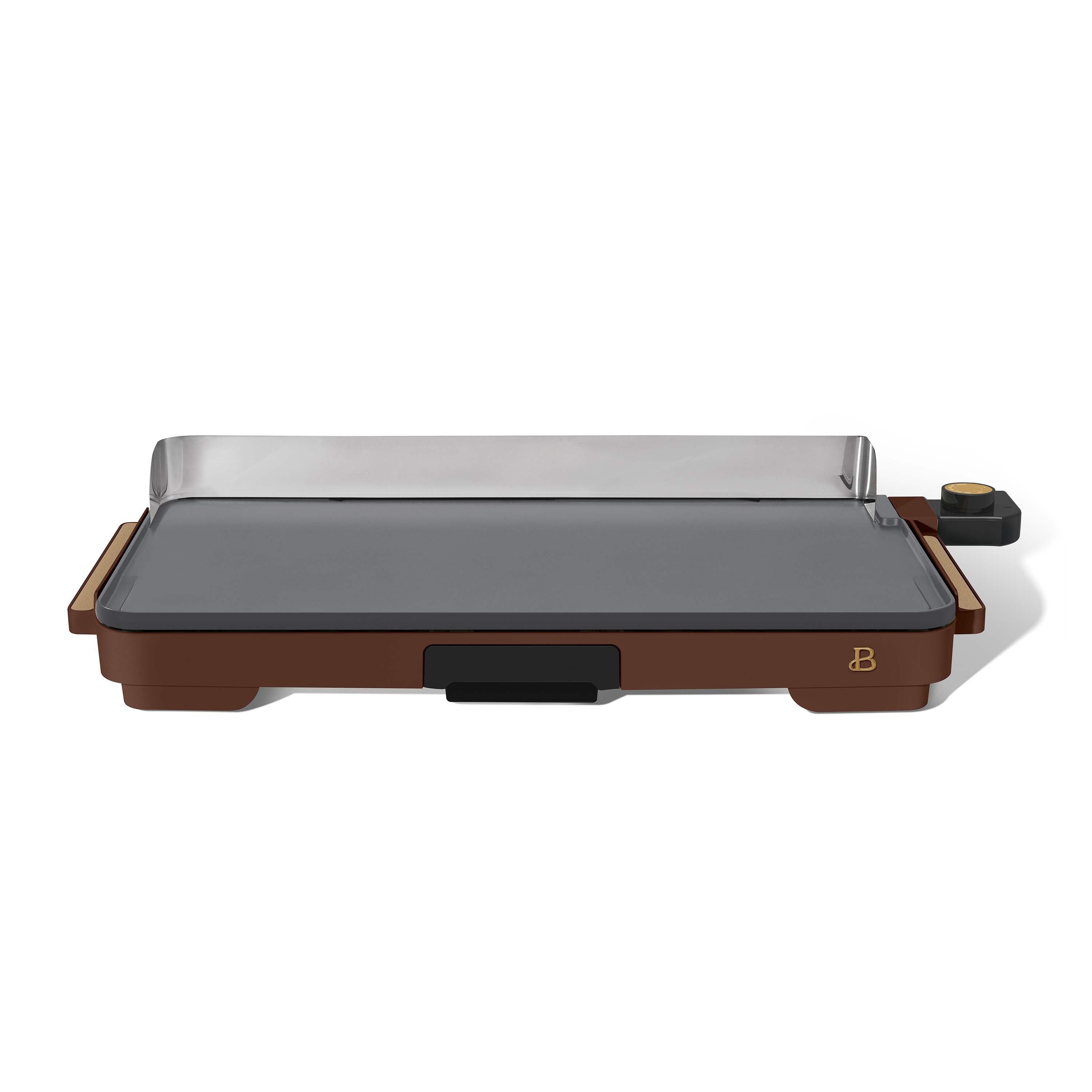 Beautiful XL Electric Griddle 12 x 22 Inches, Chocolate