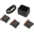 thumbnail image 4 of Battery + Triple Charger, Safe Battery Charger Kit DC 5V 2-4A Input  For  OSMO Action Camera, 4 of 8