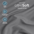 thumbnail image 4 of (4 pack) Bare Home Fitted Sheet - 22" Extra Deep Pocket - Premium 1800 Collection - Full-XL, Gray, 4 of 8
