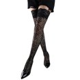 thumbnail image 2 of Calcetines de malla para mujer VISgogo, medias sexys de malla de encaje transparente, pantimedias huecas, negro VISgogo moda, 2 of 6
