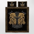 thumbnail image 4 of Viking Doona Cover - Fenrir Wolf And Hammer - Viking Quilt Bed Set Rlt12, 4 of 5
