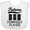 AA-White, variant on Inktastic Future Dominoes Player Game Boys or Girls Baby Bib
