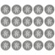 thumbnail image 1 of Round Beads Ten for DIY About 100Pcs Crucifix Jesus Alloy Spacer Beads, 1 of 5