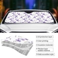 thumbnail image 4 of Kdxio Orchids Flowers Print Front Windshield Sun Shade,Folding Auto Sunshade for Car Truck SUV-Medium, 4 of 7